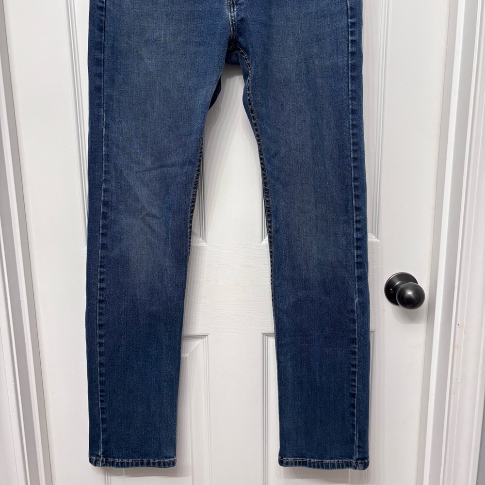 Dark Wash Straight Jeans | Levi’s 505 31x32 - Picture 4 of 11